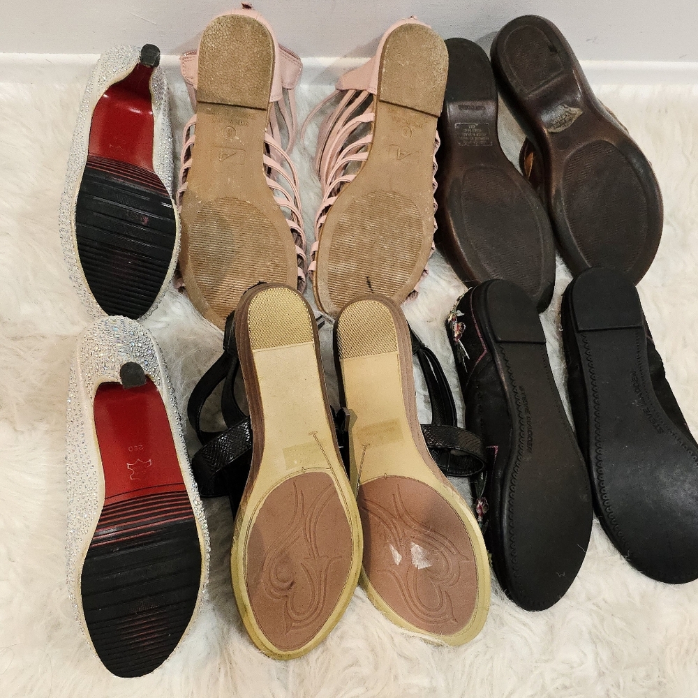 ✨ 6 US Set of 5 Pairs of Women's Shoes – Comfort, Style & Unique Details Ideal - Picture 15 of 16